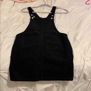 Corduroy overall dress